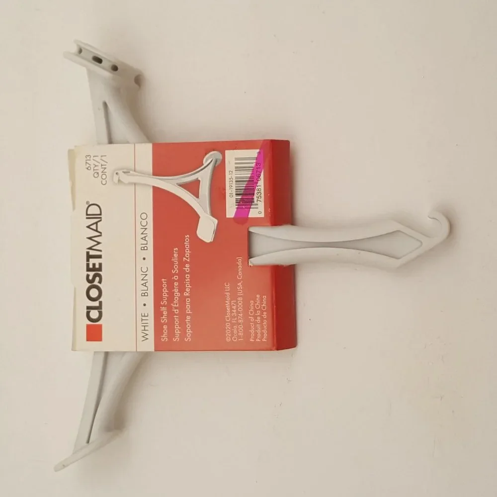 CLOSETMAID Shoe Shelf Support | 6713 | 01-19135-12 | NEW